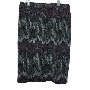 M.I.K.0 Collection Knited Multicolor Skirt Womens Small